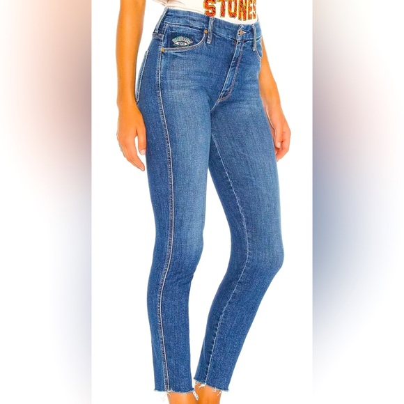 Mother Jeans High Waisted Double Looker Ankle Fray - 28 - EUC - Picture 2 of 8